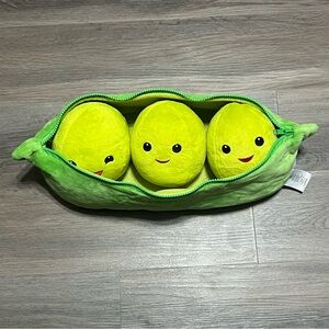 Disney Store Toy Story 3 Peas in a Pod Plush Green 18” Zipper Pixar Stuffed Toy
